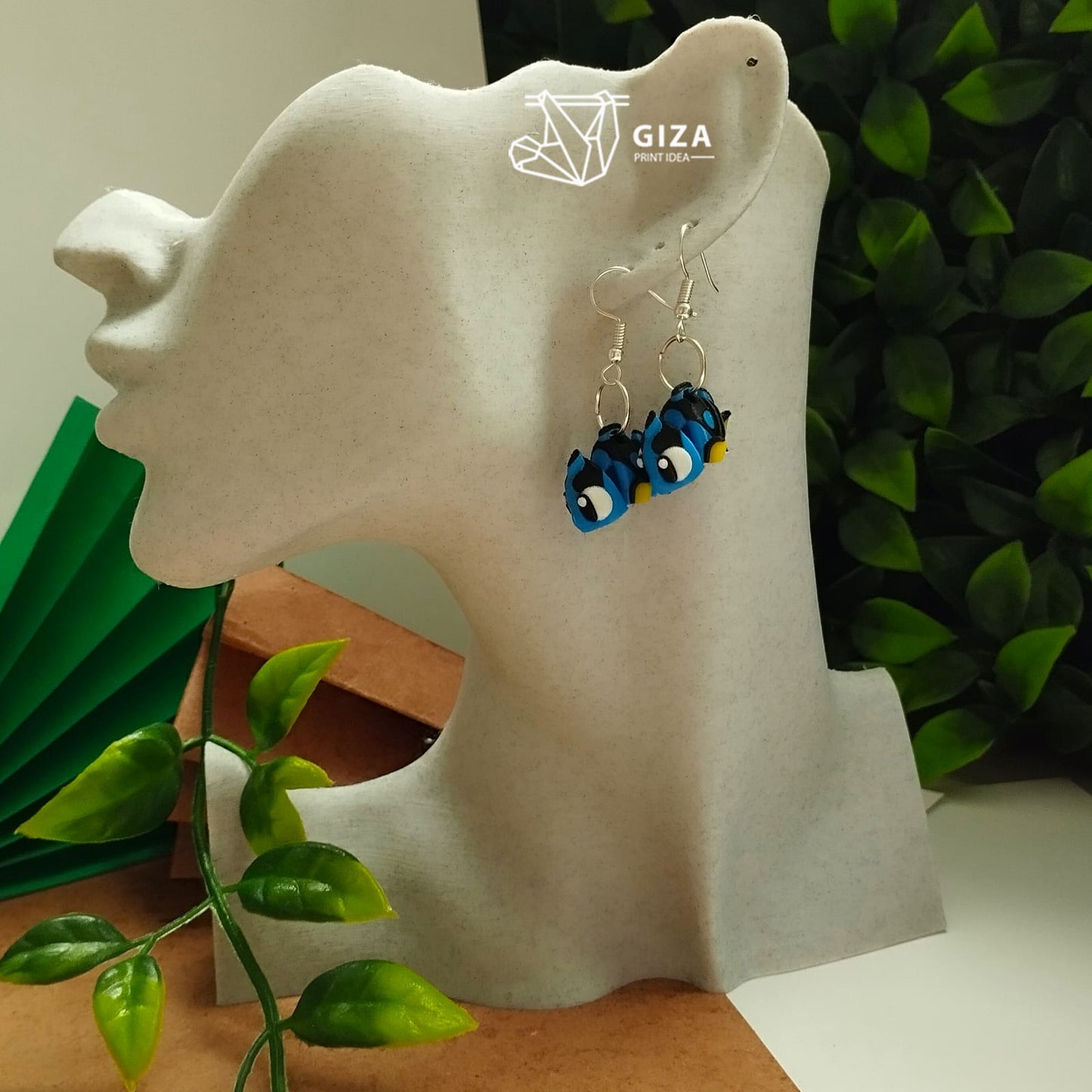 🐟 Aretes de Pez Cirujano Impresos en 3D – Color y Elegancia Marina