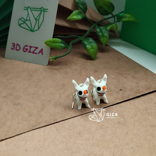 🐶 Aretes de Zero el Perro Fantasma Impresos en 3D – El Compañero Leal de Jack Skellington
